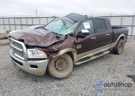 2013 Ram 2500 Laramie Longhorn из США, поврежденный, VIN 3C6UR5PL7DG570963